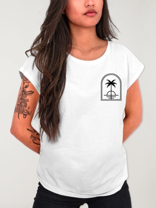 T-shirt Femme Blanc Spirit