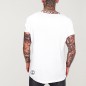 Men T-Shirt Open Neck White Oceanside