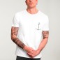 Camiseta de Hombre Blanca Minimal Anchor