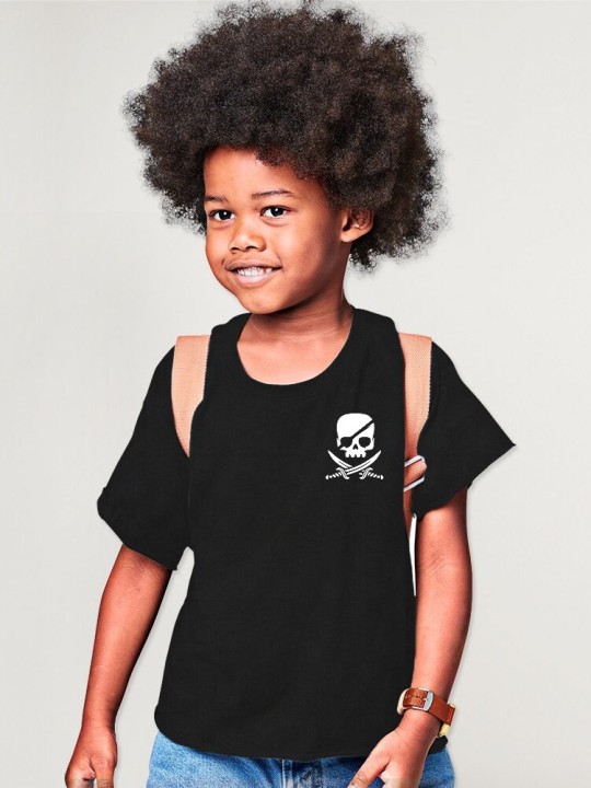 Camiseta de Niño Negra Good Vibes