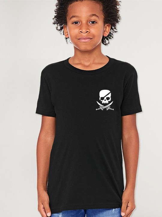 Camiseta de Niño Negra Good Vibes