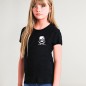 Girl T-shirt Black Pirate Life