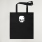 Baumwolltasche Schwarz Calavera