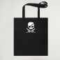 Sac en coton Noir Pirate Life