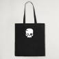 Baumwolltasche Schwarz Calavera