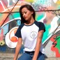 Unisex T-Shirt White/Navy Baseball Summer Paradise