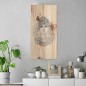 Wooden Table Transfer Girl Sailor OUTLET