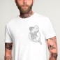 Men T-Shirt White Whale Sailor