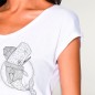 Women T-shirt White Whale Sailor