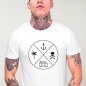 T-shirt Herren Weiß Travel