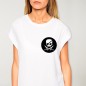 Camiseta de Mujer Blanca Pirate Life Cercle