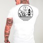 Men T-Shirt White Sunset Edition Back