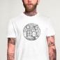 Men T-Shirt White Sunset Edition Back