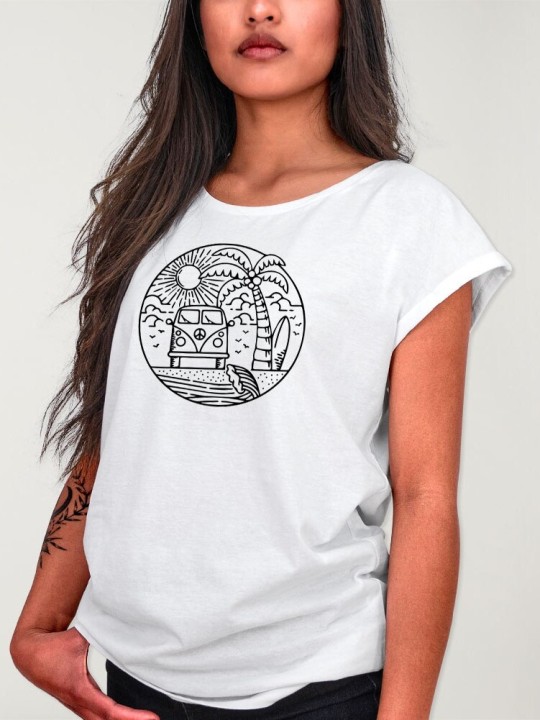 Camiseta de Mujer Blanca Crossed Ideals Special Edition