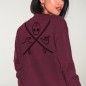 Women Sweatshirt Burgundy Salty Crew