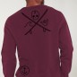 Men Sweatshirt Burgundy Salty Crew