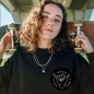 Women Sweatshirt Black Good Vibes