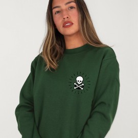 Women Sweatshirt Green Raid