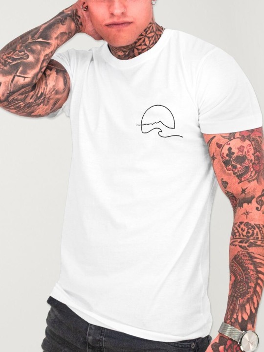 Men T-Shirt White La Belle Vie