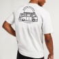 Men T-Shirt White Compass