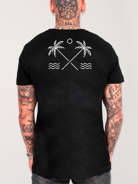 T-shirt Homme Noir North Shore