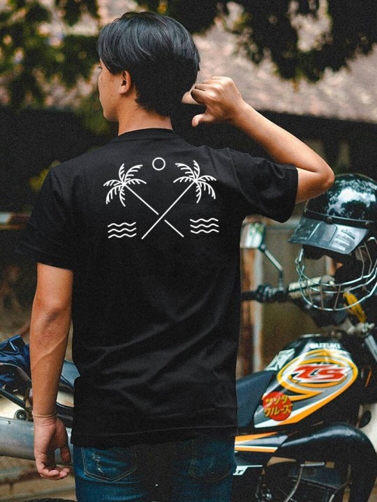 Men T-Shirt Black North Shore