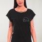 Camiseta de Mujer Negra North Shore