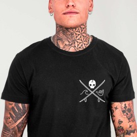 Camiseta de Hombre Negra Slab