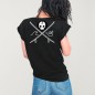 Women T-shirt Black Slab