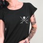 Camiseta de Mujer Negra Slab