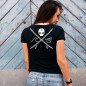 Women T-shirt Black Slab