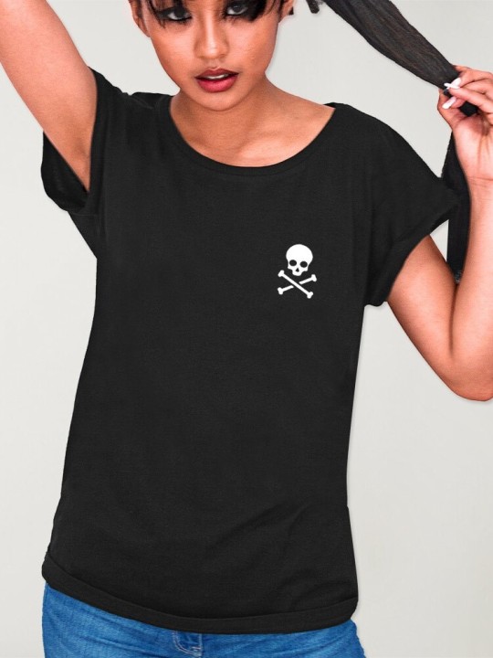 Camiseta de Mujer Negra Raid