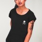 T-shirt Damen Schwarz Raid