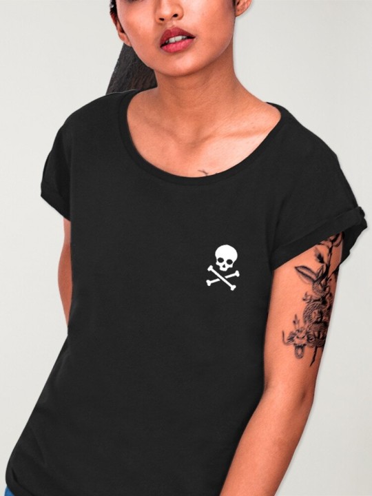 Camiseta de Mujer Negra Raid