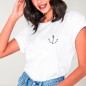 T-shirt Femme Blanc Beach House