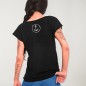 T-shirt Damen Schwarz Bali