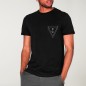 Men T-Shirt Black Tropical