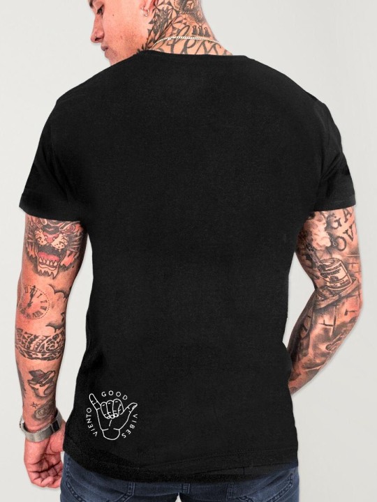 Camiseta de Hombre Negra Bali