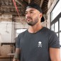 T-shirt Herren mit U-Ausschnitt Anthrazitgrauer Raid