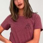 Unisex T-Shirt Burgundy Frontier