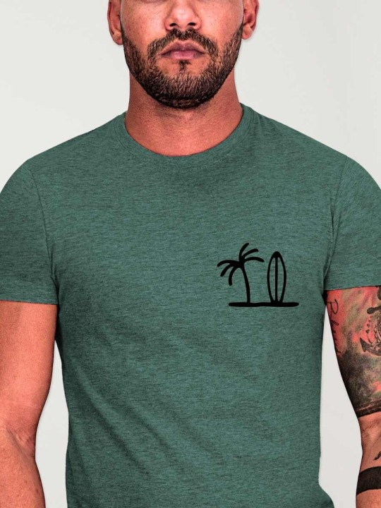 Camiseta de Hombre Verde Ohana