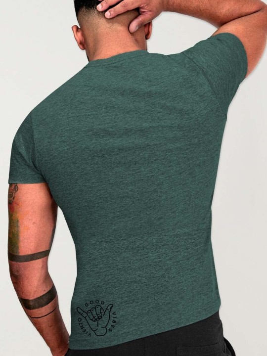 Camiseta de Hombre Verde Ohana