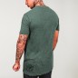 Men T-Shirt Green Lines