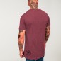 T-shirt Herren Burgunderrot Frontier