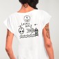 Women T-shirt White Only Locals