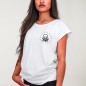 Women T-shirt White Raid