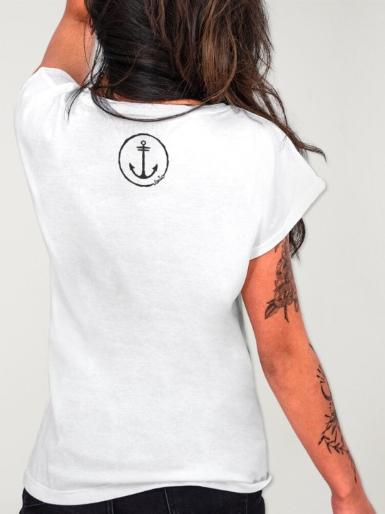 T-shirt Femme Blanc Raid