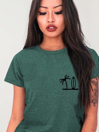 Maglietta Unisex Verde Ohana