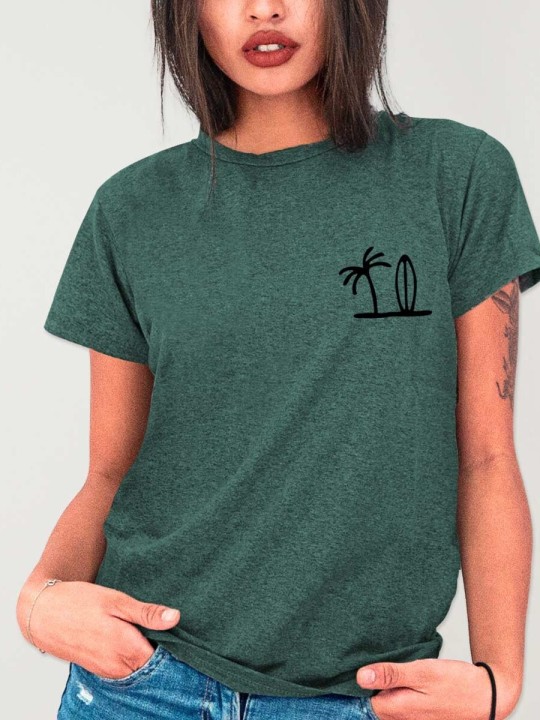 T-shirt Unisexe Vert Ohana