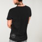 Men T-Shirt Open neck Black Deepwater